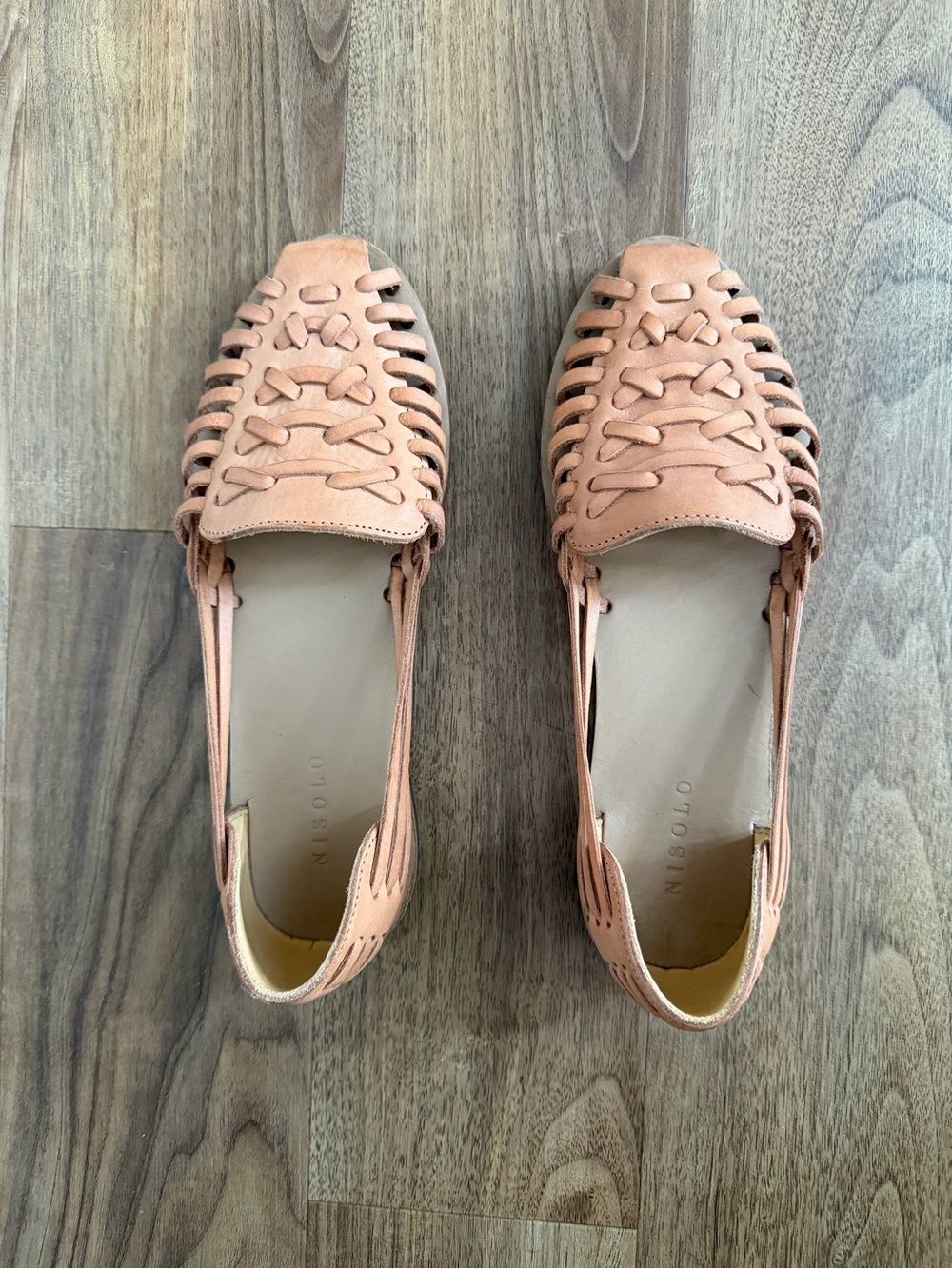 Nisolo Women's Huarache Sandal in Almond